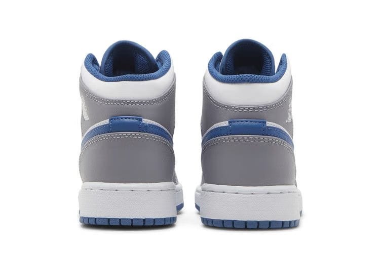 Air Jordan 1 Mid GS Cement True Blue