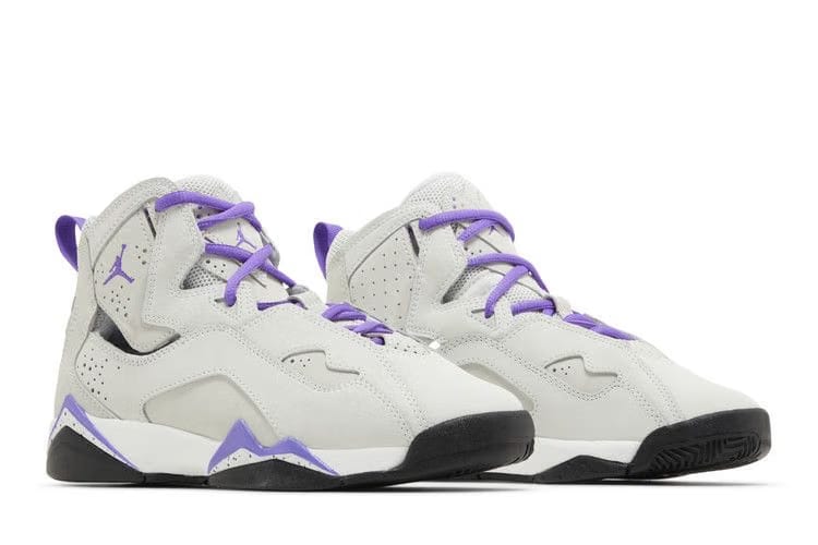 Air Jordan True Flight GS Base Grey Purple Venom