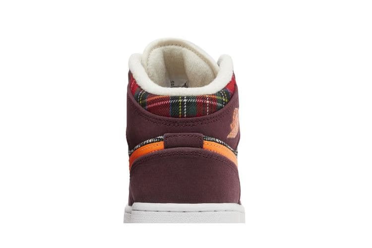 Air Jordan 1 Mid SE GS Plaid