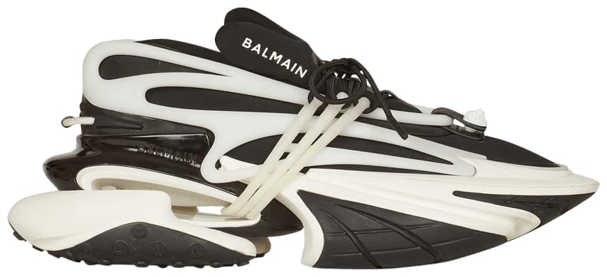 Balmain Unicorn Low Black White
