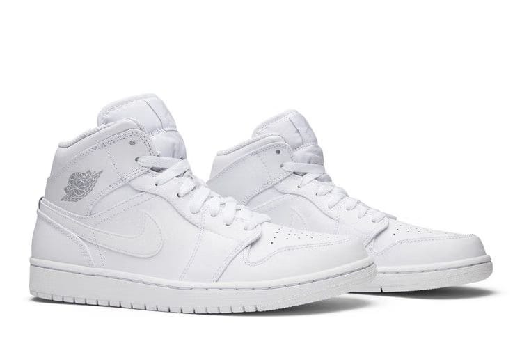 Air Jordan 1 Retro Mid White Pure Platinum