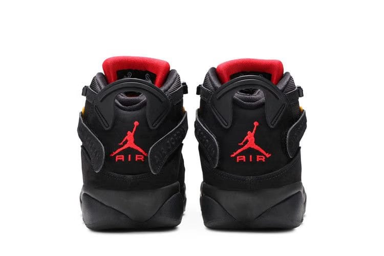 Air Jordan 6 Rings Black Red Sulfur