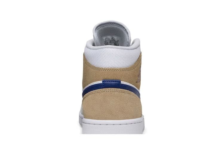 Air Jordan 1 Mid White Khaki Blue Void