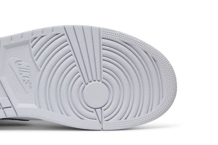 Air Jordan 1 Mid White Khaki Blue Void