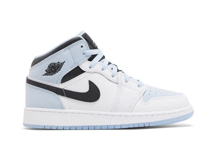 Air Jordan 1 Mid SE GS White Ice Blue