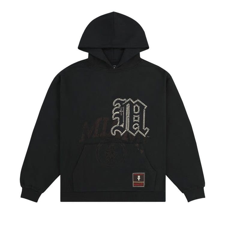 Cactus Jack by Travis Scott x Mitchell & Ness University Of Miami Hoodie Black