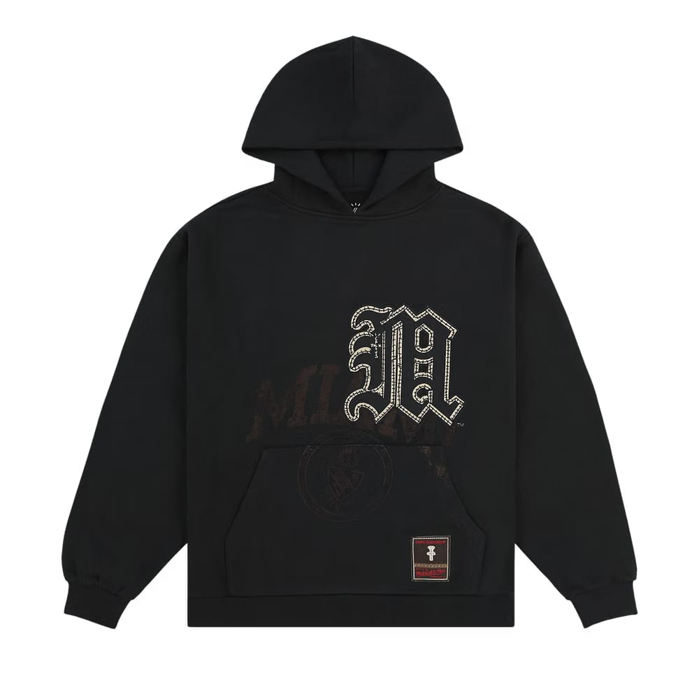 Cactus Jack by Travis Scott x Mitchell & Ness University Of Miami Hoodie Black