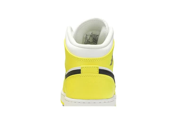 Air Jordan 1 Mid SE GS Rose Patch - Dynamic Yellow