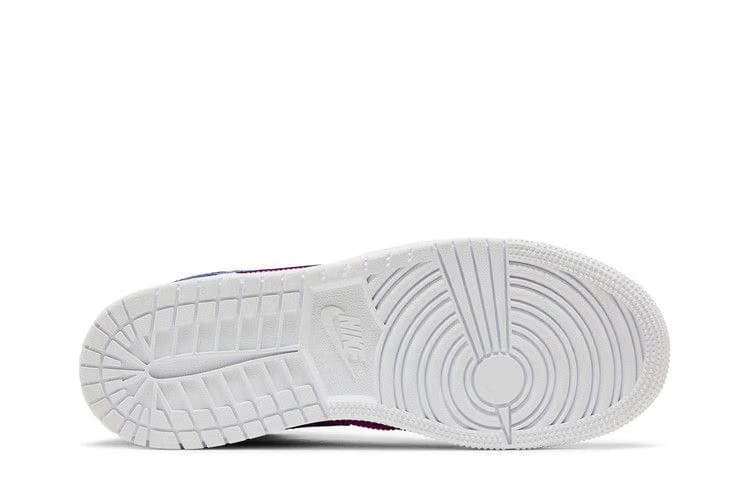 Air Jordan 1 Mid GS Regency Purple Fire Pink