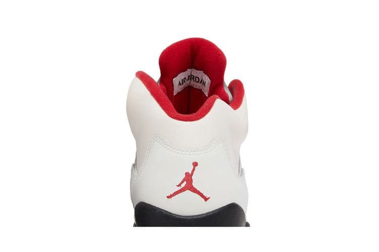 Air Jordan 5 Retro GS White Fire Red 2013
