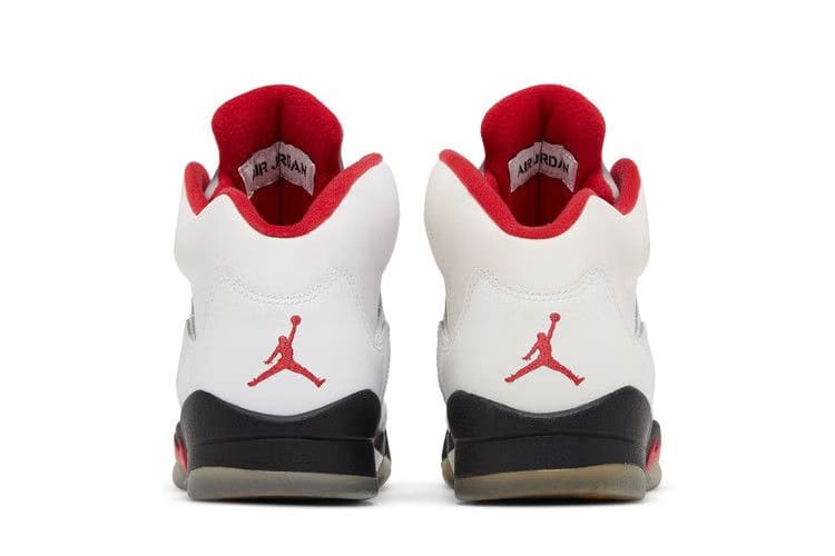Air Jordan 5 Retro GS White Fire Red 2013