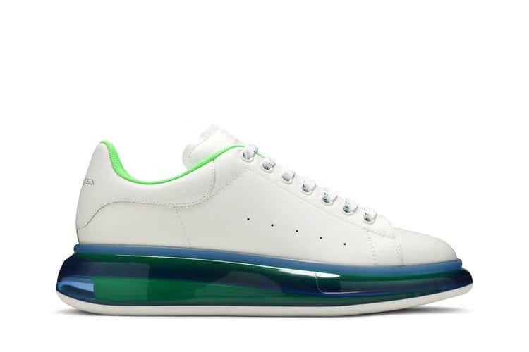 Alexander McQueen Oversized Sneaker Transparent Sole - White Blue