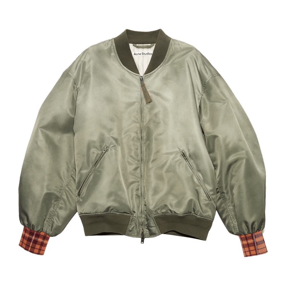 Acne Studios Bomber Jacket Olive Green