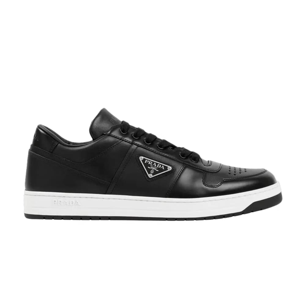 Prada Downtown Leather Black Silver
