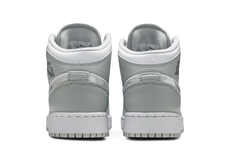 Air Jordan 1 Mid SE GS Swoosh Logo - Grey Camo