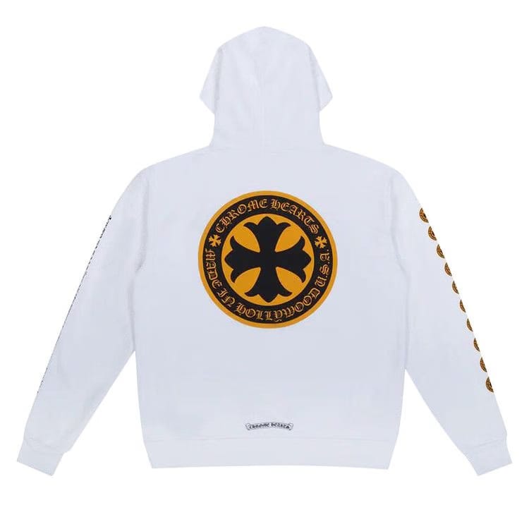 Chrome Hearts Cross Sweatshirt White/Yellow