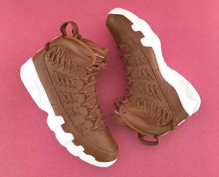Air Jordan 9 Retro Pinnacle Baseball Glove Brown