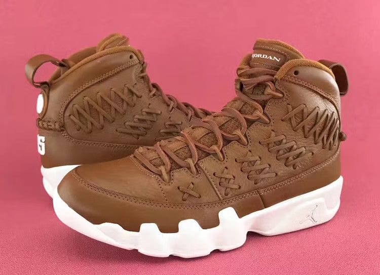 Air Jordan 9 Retro Pinnacle Baseball Glove Brown