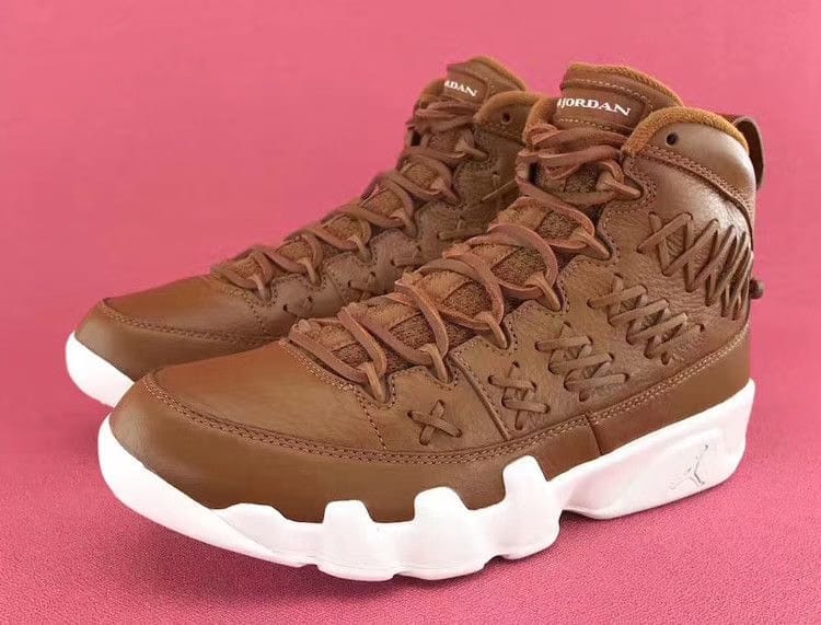 Air Jordan 9 Retro Pinnacle Baseball Glove Brown