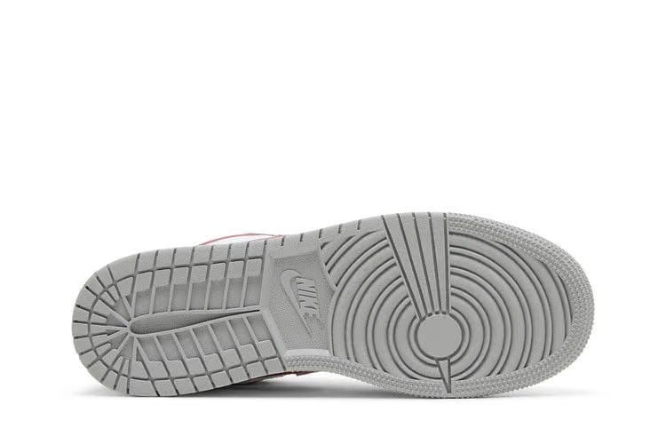 Air Jordan 1 Low SE GS Light Smoke Grey Gym Red
