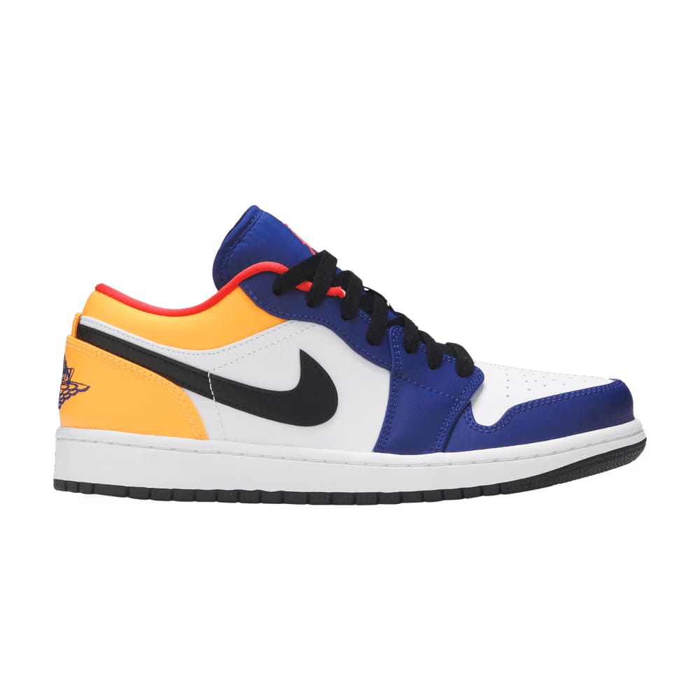 Air Jordan 1 Low White Deep Royal Blue