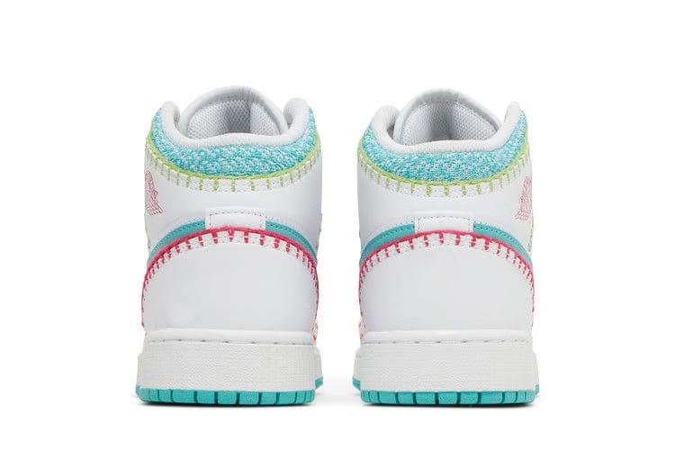Air Jordan 1 Mid SE GS Multi Knit