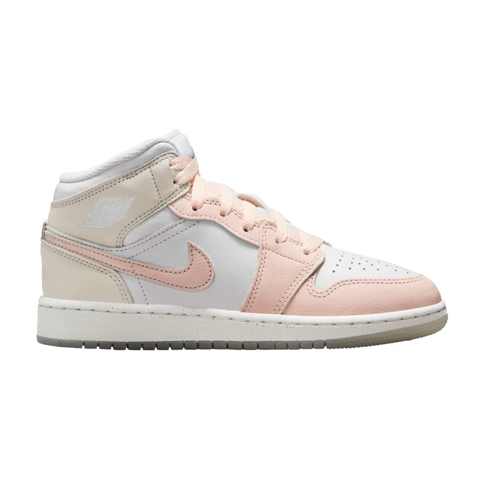 Air Jordan 1 Mid GS Sail Guava Ice
