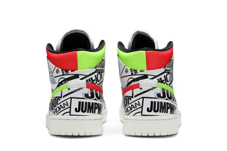 Air Jordan 1 Mid Over-Print Logos