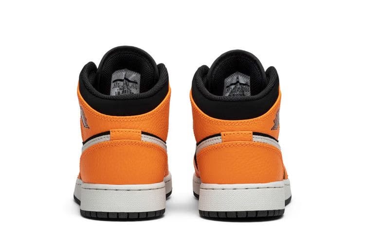 Air Jordan 1 Retro Mid GS Orange Black