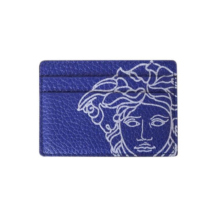 Versace Medusa Card Holder Blue