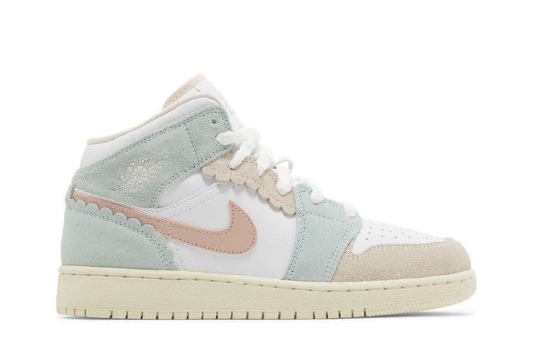 Air Jordan 1 Mid SE GS Scalloped Edge
