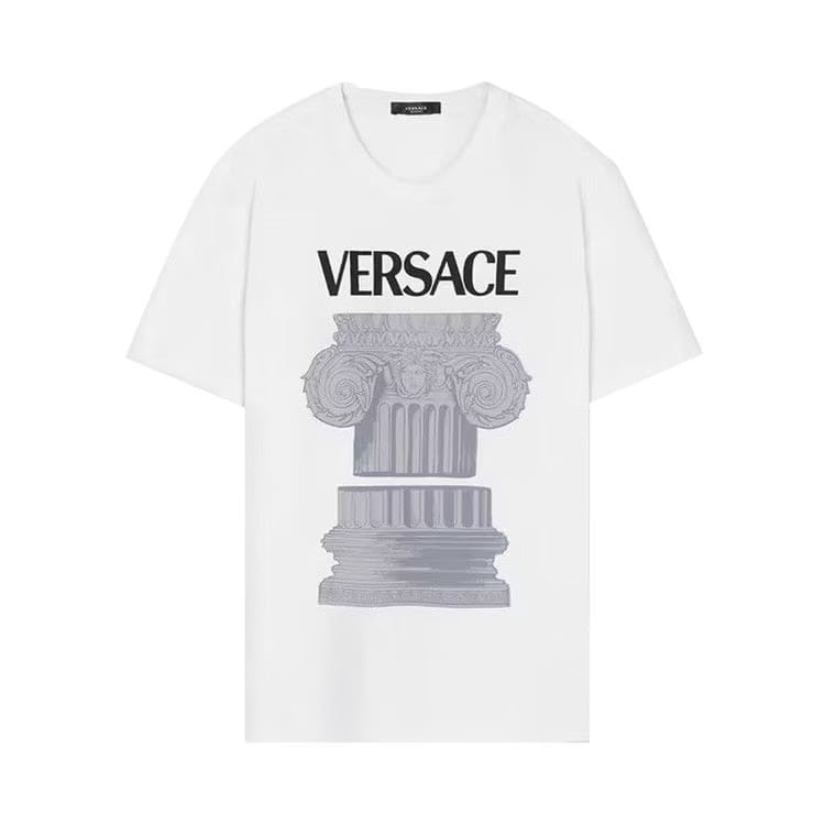 Versace Column Print T-Shirt Winter Military