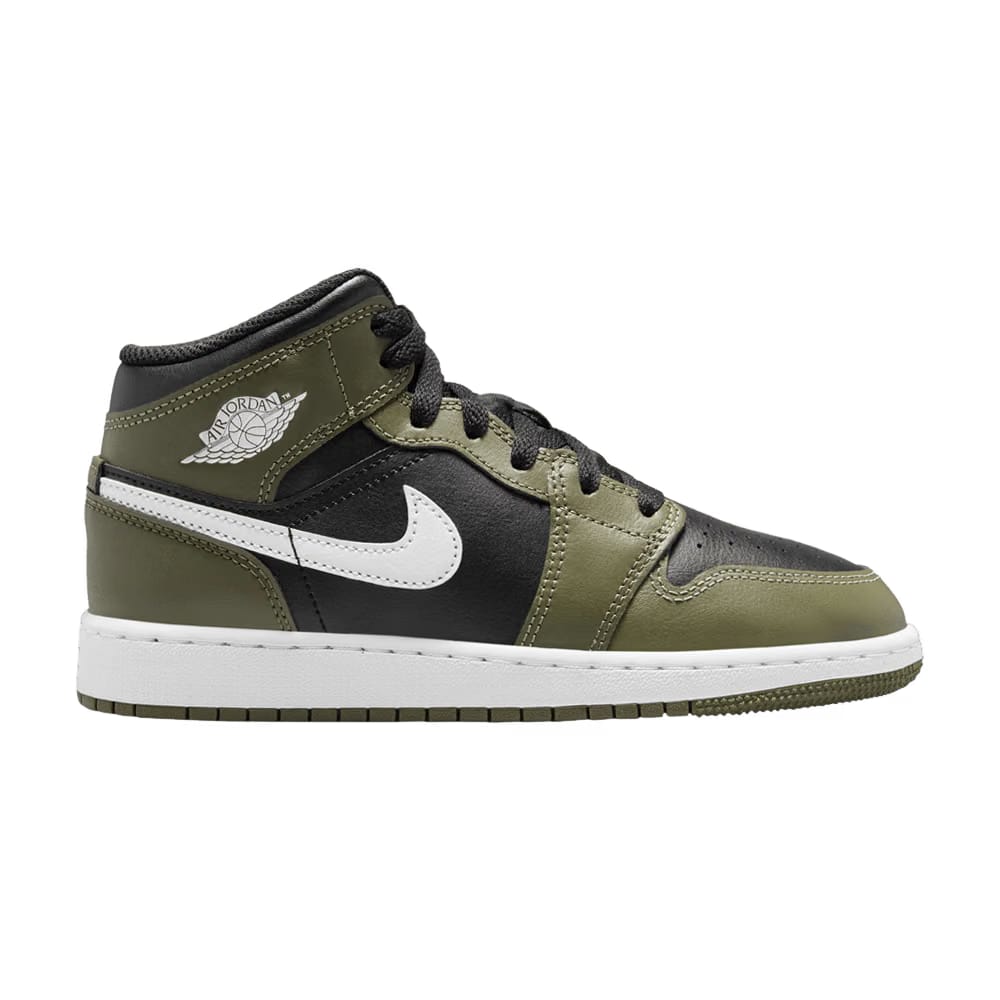 Air Jordan 1 Mid GS Medium Olive