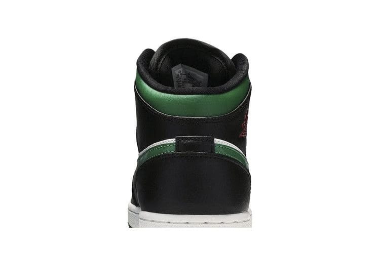 Air Jordan 1 Mid GS Black Pine Green