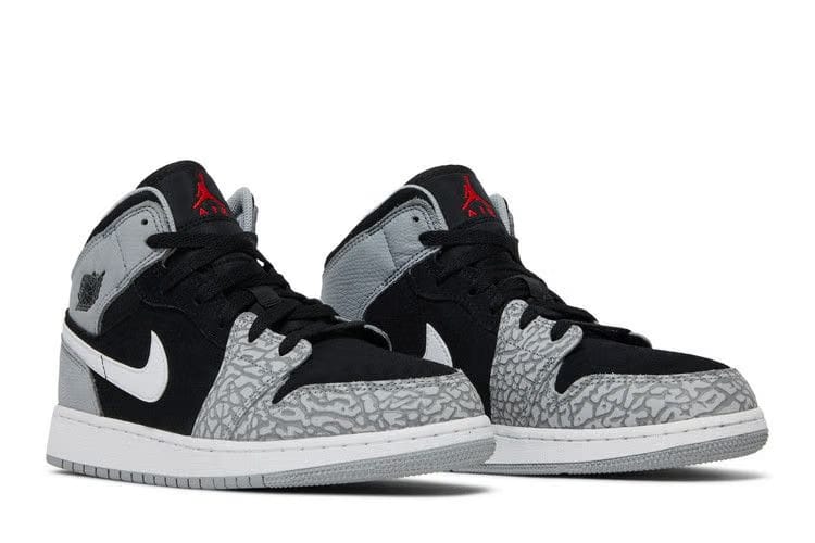 Air Jordan 1 Mid SE GS Elephant Toe