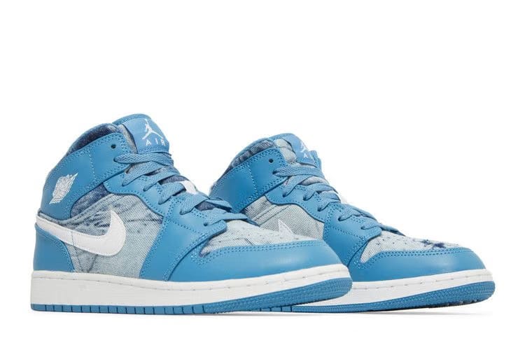 Air Jordan 1 Mid GS Washed Denim