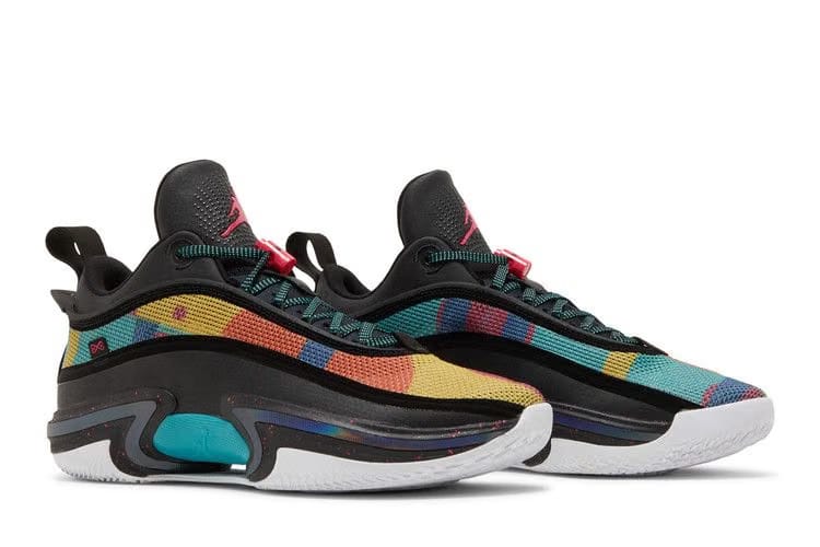 Air Jordan 36 Low Black Multi-Color