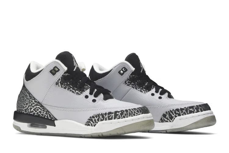 Air Jordan 3 Retro BG Wolf Grey