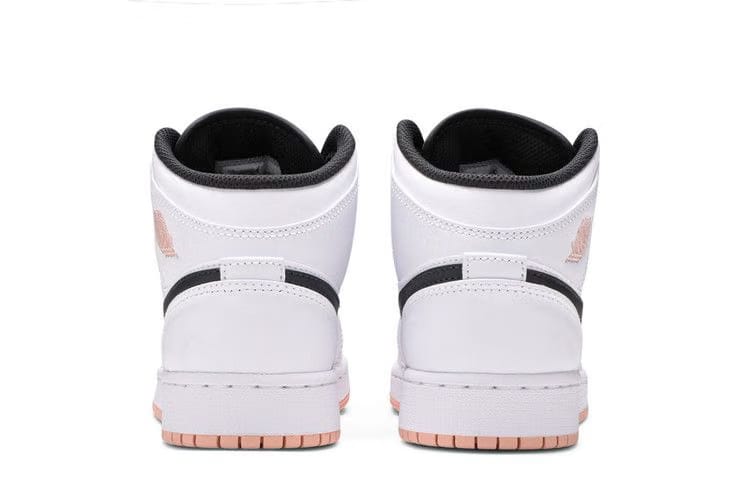 Air Jordan 1 Mid GS White Arctic Orange