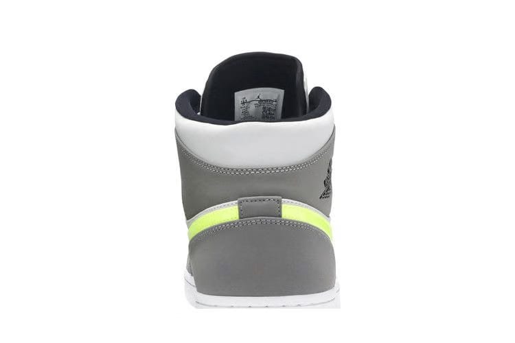 Air Jordan 1 Mid Gunsmoke Volt