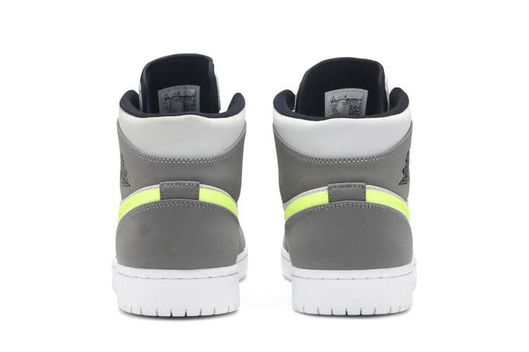 Air Jordan 1 Mid Gunsmoke Volt