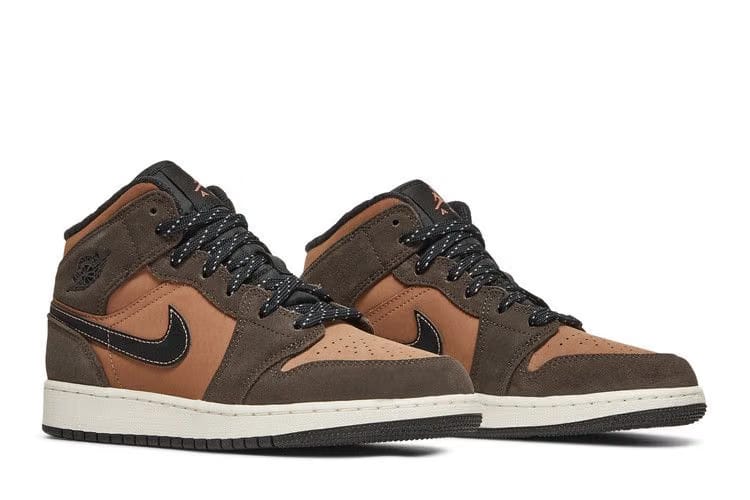 Air Jordan 1 Mid SE GS Earth Tone