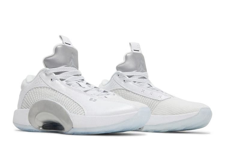 Air Jordan 35 Low White Metallic Silver