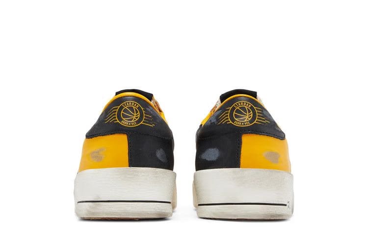 Golden Goose Stardan Net Stars Yellow Black