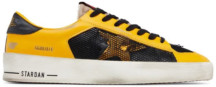 Golden Goose Stardan Net Stars Yellow Black