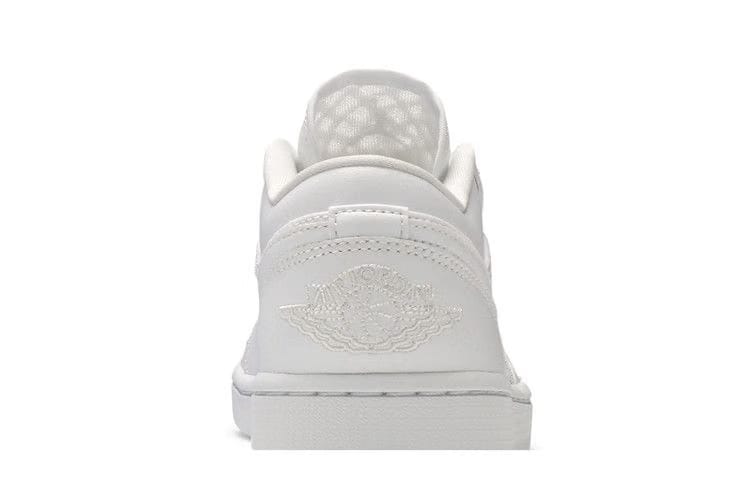 Wmns Air Jordan 1 Low Breathe 'Triple White'
