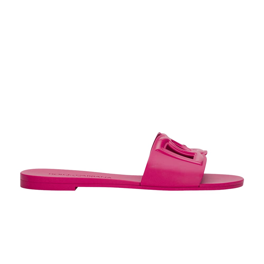 Dolce & Gabbana Wmns Slides 'Cut Out Logo - Pink'