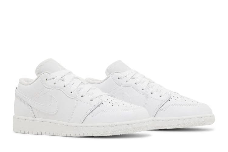Air Jordan 1 Low GS Triple White 2023