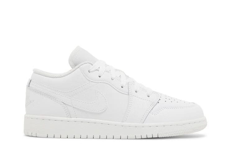 Air Jordan 1 Low GS Triple White 2023