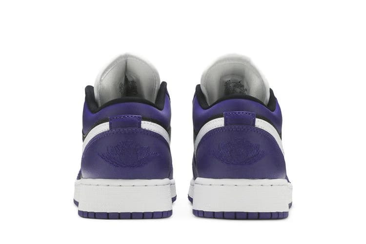 Air Jordan 1 Low GS Black Court Purple